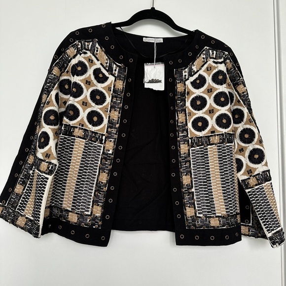 ZARA TRAFALUC HANDMADE JACKET - Picture 2 of 7